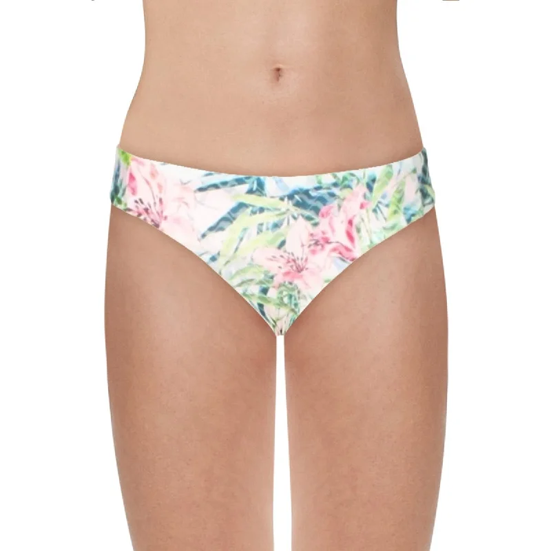 Becca Womens Floral Lined Swim Bottom Separates