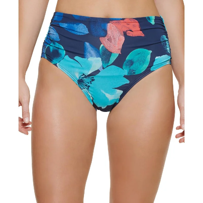 Calvin Klein Womens Printed Nylon Swim Bottom Separates