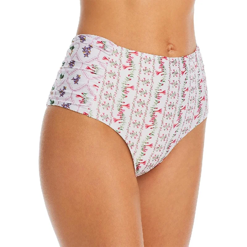 Capittana Womens Isa peruvian flower  Printed  Swim Bottom Separates