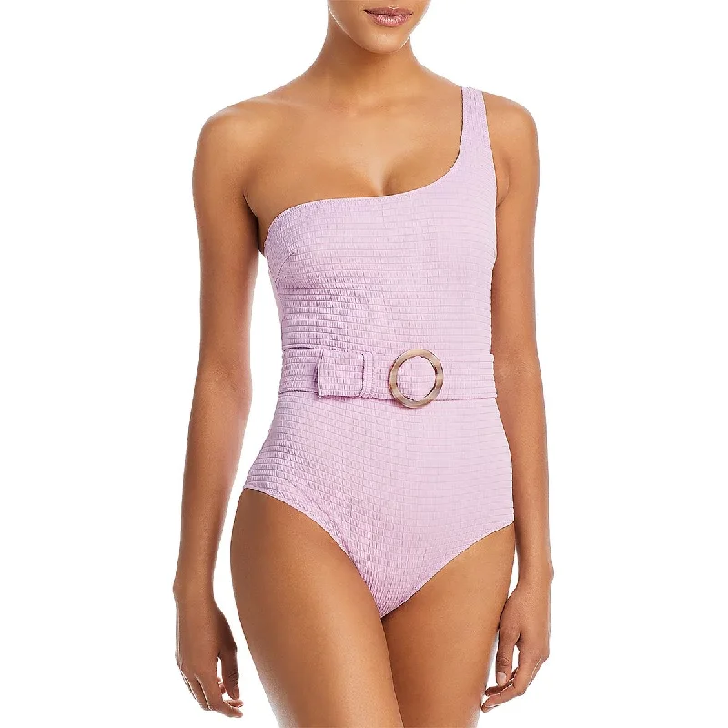 EVARAE Womens Ribbed Full Coverage One-Piece Swimsuit