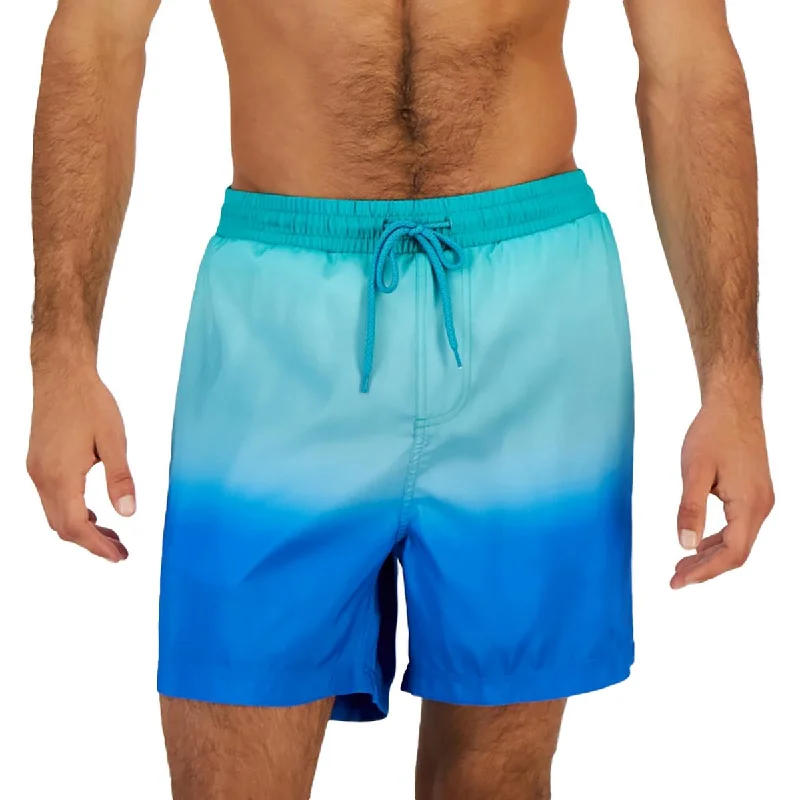 INC Mens Ombre  Swim Trunks