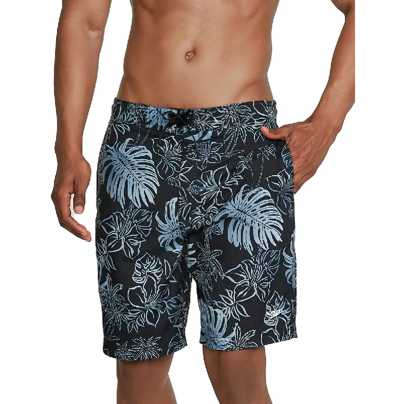 Speedo Mens Printed UPF Protection Swim Trunks