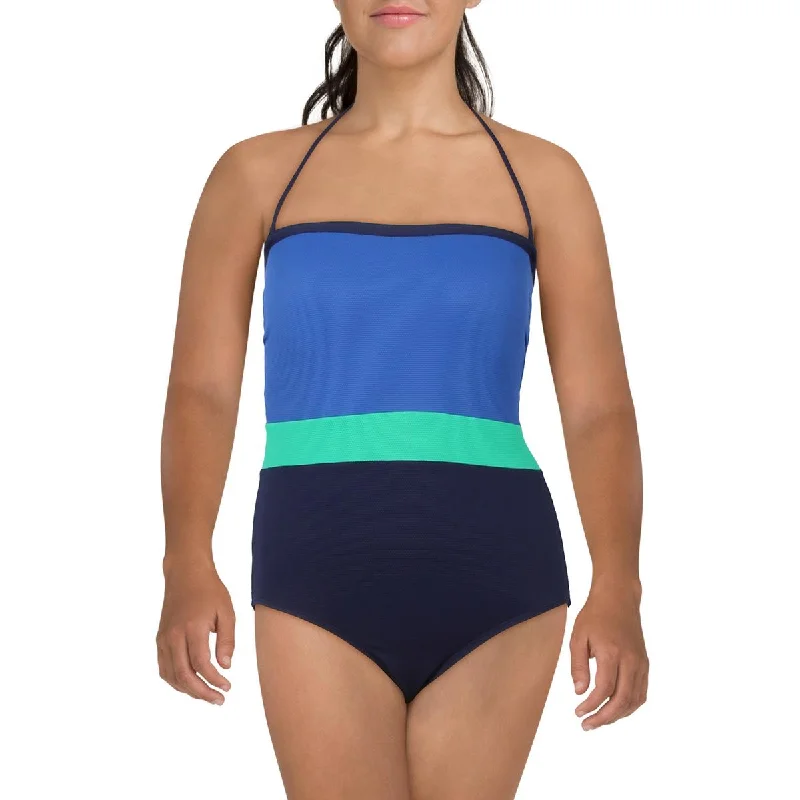 Tommy Bahama Womens Island Cays Textured Nylon One-Piece Swimsuit