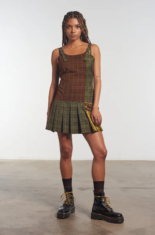 Viv Tartan Mini Dress