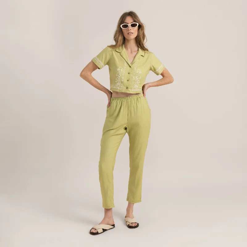 Camp Button Up Shirt - Pear