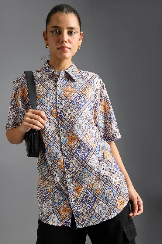 Indie Printed Women's Resort Shirt