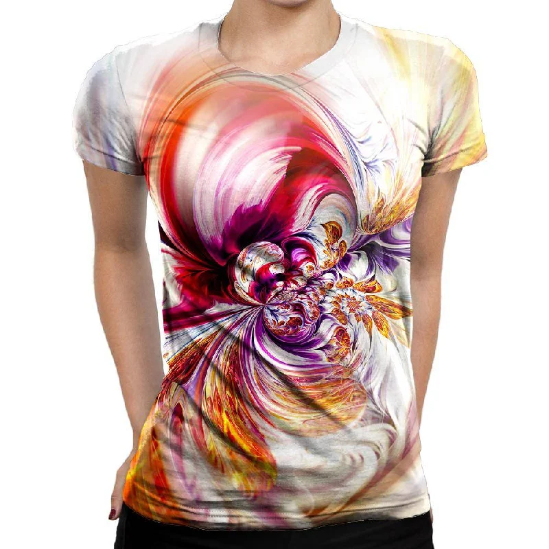 Abstract Waves Womens T-Shirt