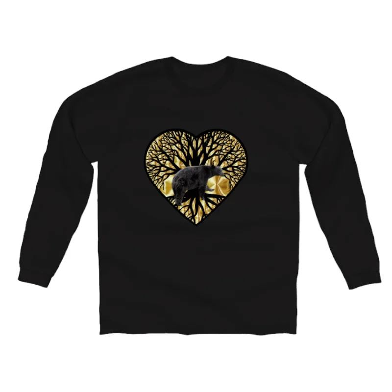 Bear Heart Comfort Long Sleeve Unisex T-shirt