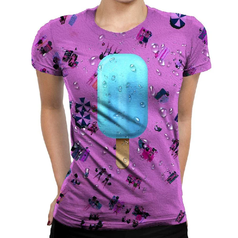 Blue Ice Womens T-Shirt