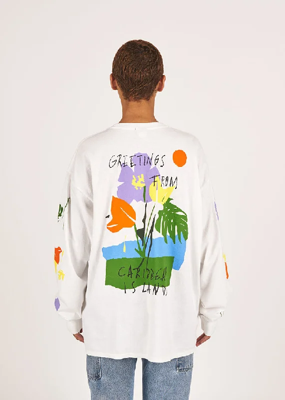 Caribbean Islands Graphic Long Sleeve Tee