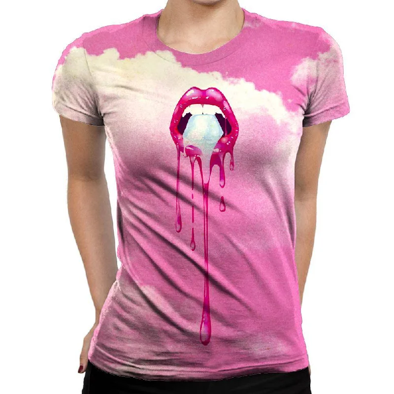 College Lips Womens T-Shirt