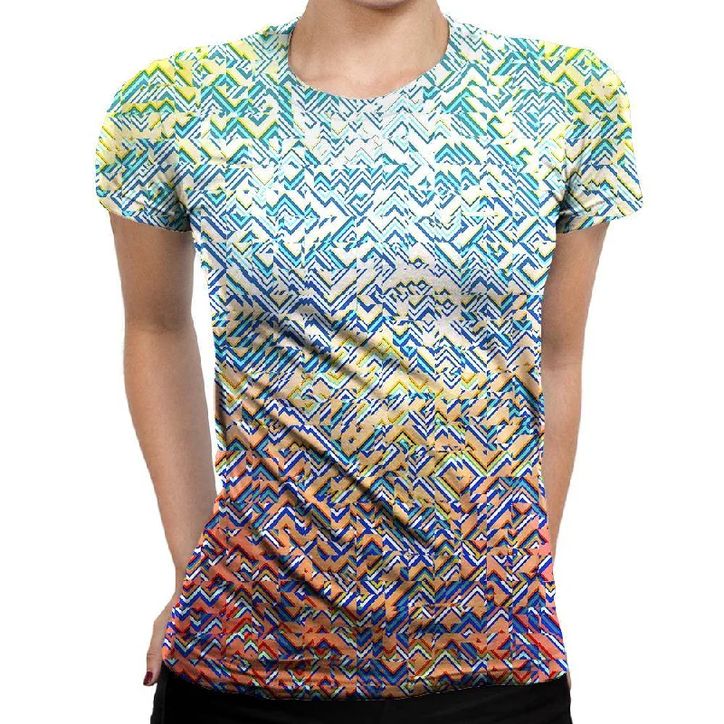 Color Blocks Womens T-Shirt