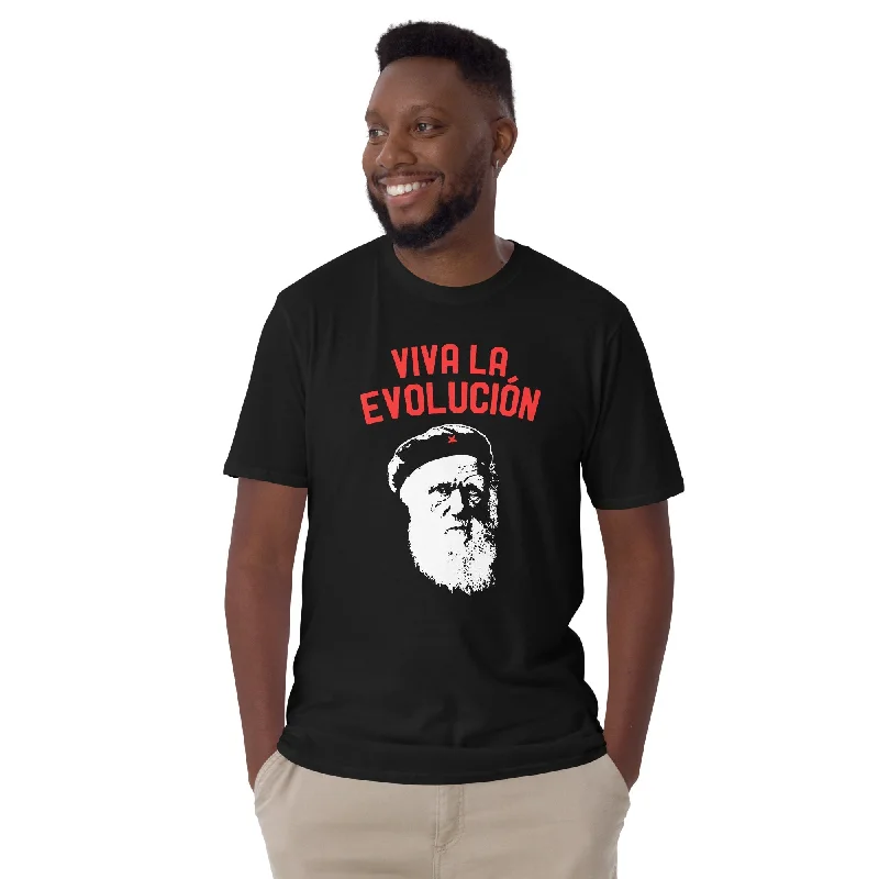 Darwin - Viva la Evolucion - Premium T-Shirt