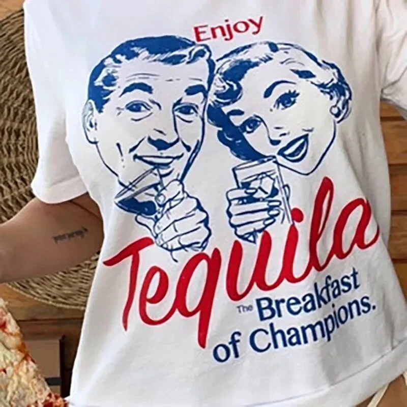 Enjoy Tequila Retro Graphic Tee