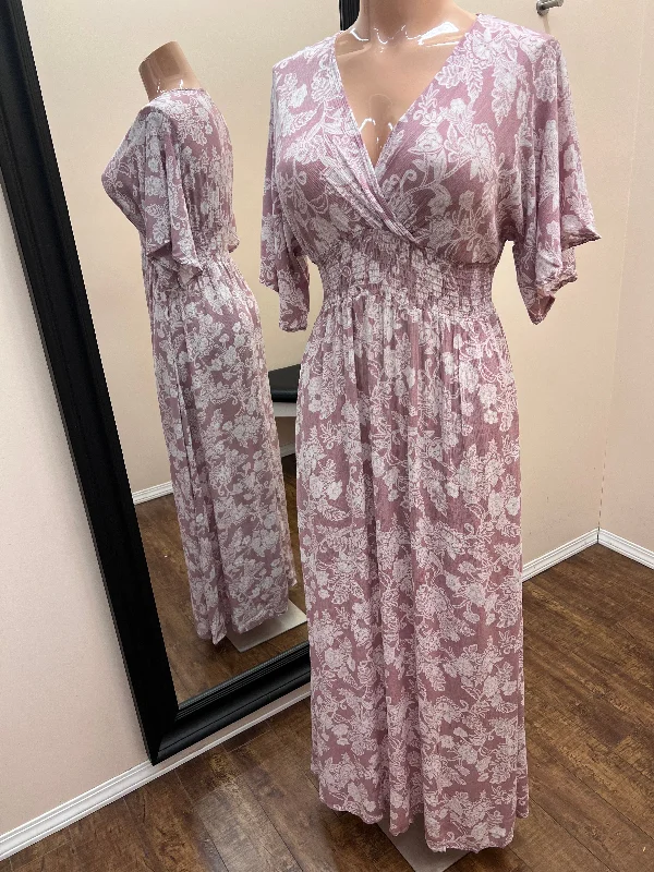 Floral Maxi Dress with Splits