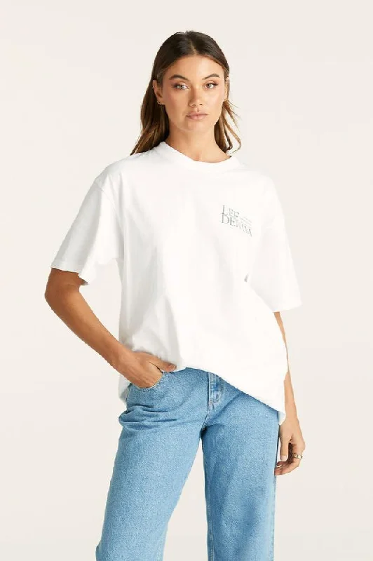 LEE KANSAS 2.0 BAGGY TEE - OPTIC WHITE