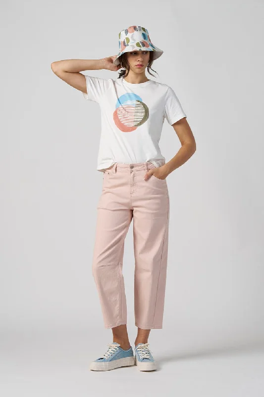 MADLY SWEETLY SWEET TEE - WHITE CIRCLE