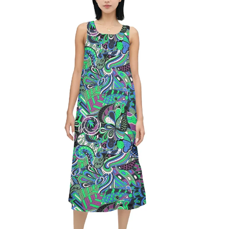 Nela Sleeveless Maxi Dress