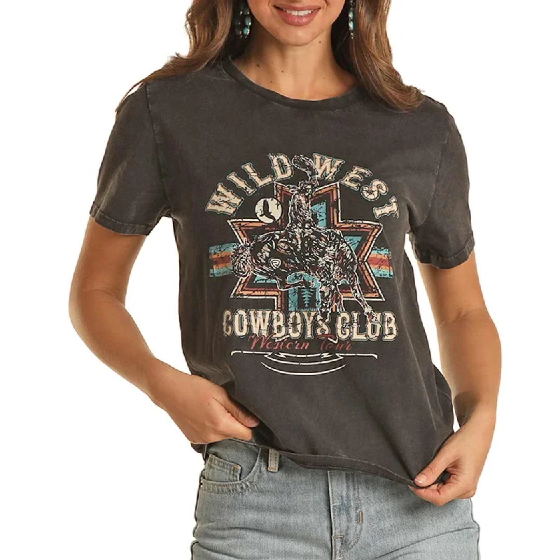 Rock & Roll Cowgirl Women's Wild West Graphic T-Shirt