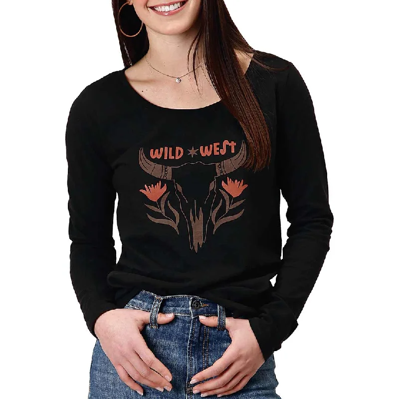 Roper Women's Wild West Long Sleeve T-Shirt