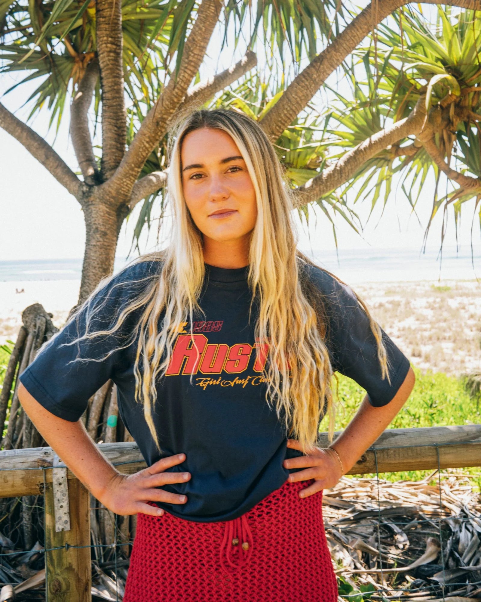 Rusty Girls Surf Club Oversize Tee - Sum24