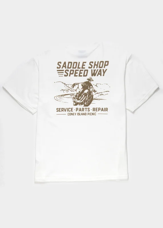 Saddle Shop Speedway Short Sleeve Boyfriend Tee