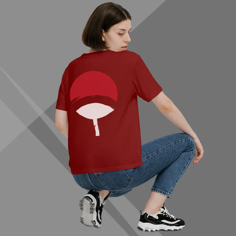 Sarada Anime Printed Women's Maroon T-Shirt - Must Have Anime T-Shirt