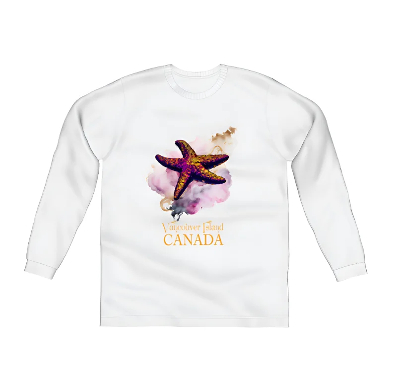 Star Track Vancouver Island Canada Comfort Long Sleeve Unisex T-shirt