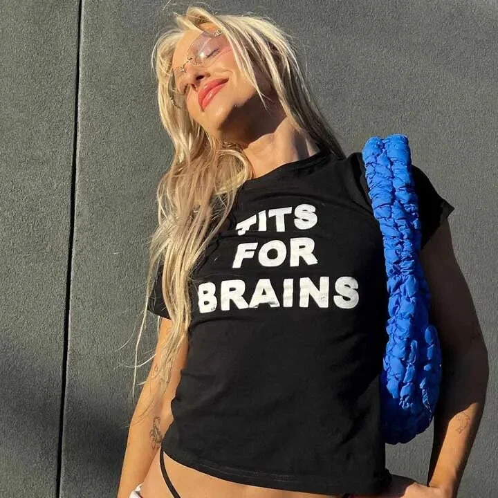 Tits For Brains Tee