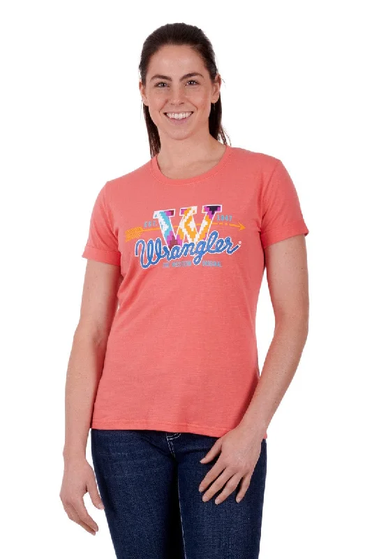 Wrangler Tee Womens Nova Coral