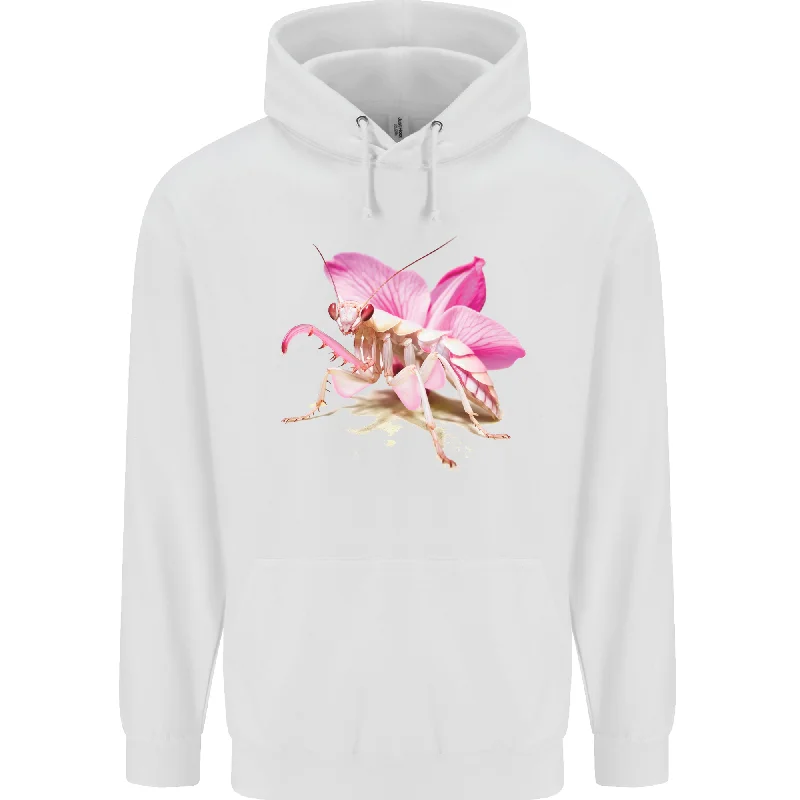 An Orchid Mantis Mens 80% Cotton Hoodie