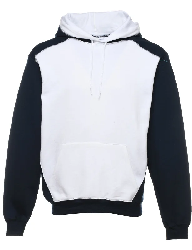 Champion Two-Tone Hooded Sweatshirt - M