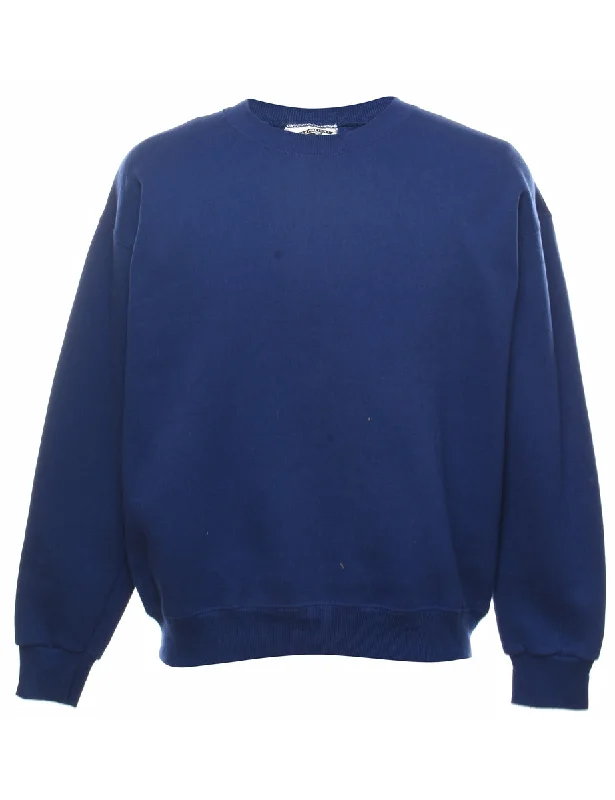 Lee Plain Navy Sweatshirt - L