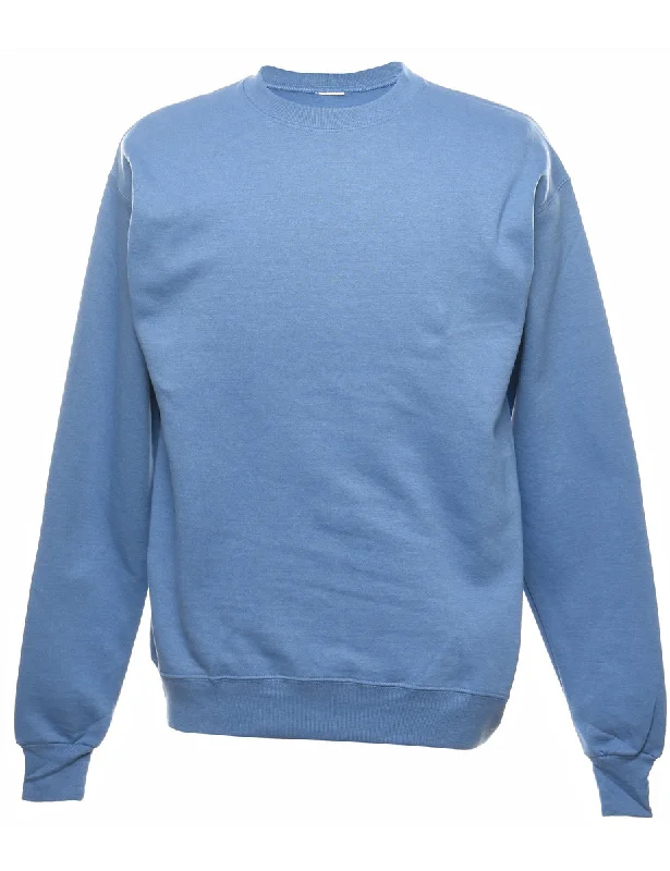 Light Blue Plain Sweatshirt - XL