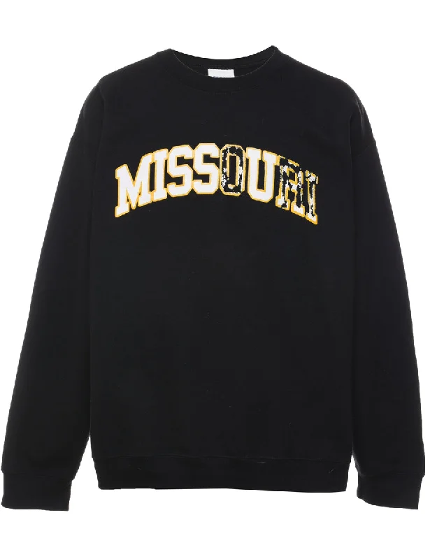 Missouri Black & Yellow Printed Sweatshirt - L