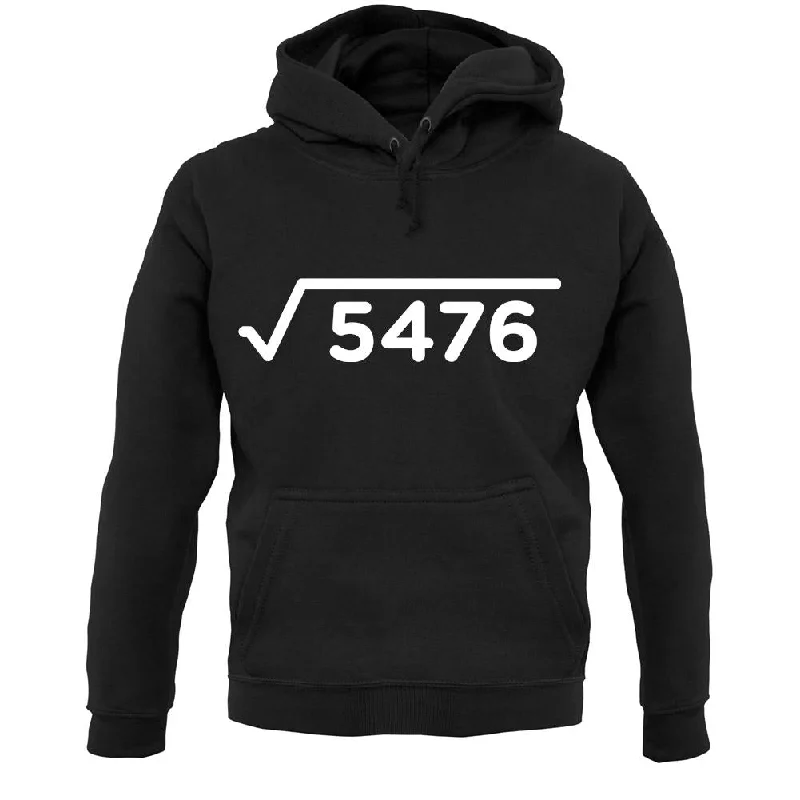 Square Root Birthday 74 Unisex Hoodie