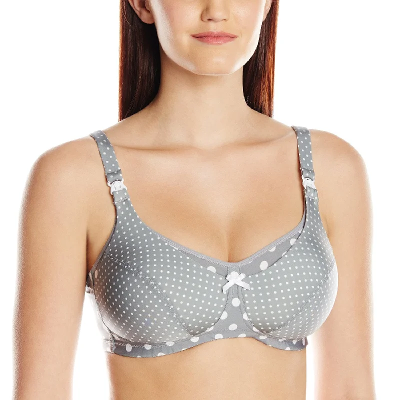 Anita Maternity Women`s Polka Dot Padded Wireless Nursing Bra