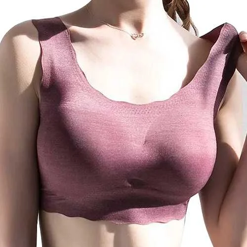 Seamless Wireless Padded No Sense Bra Top