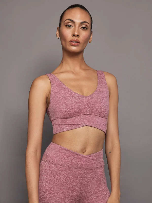 Wrap Bra in Heather Melt - Hawthorn Rose Heather