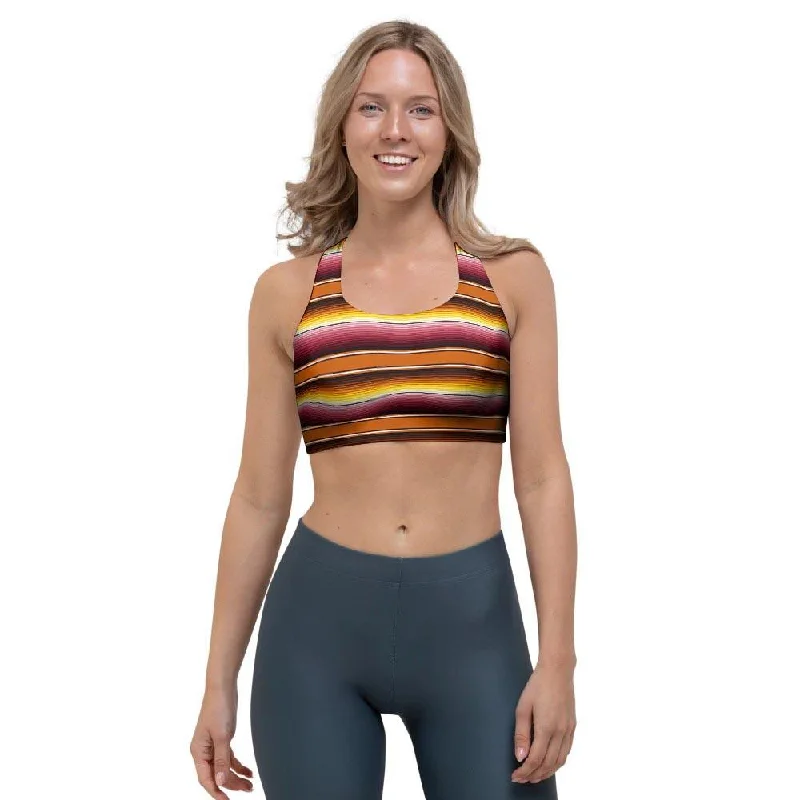 Yellow Mexican Baja Sports Bra