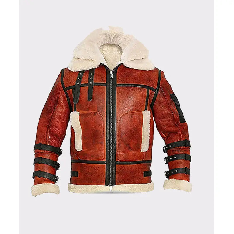 Drew Aviator B6 Sheepskin Leather Jacket