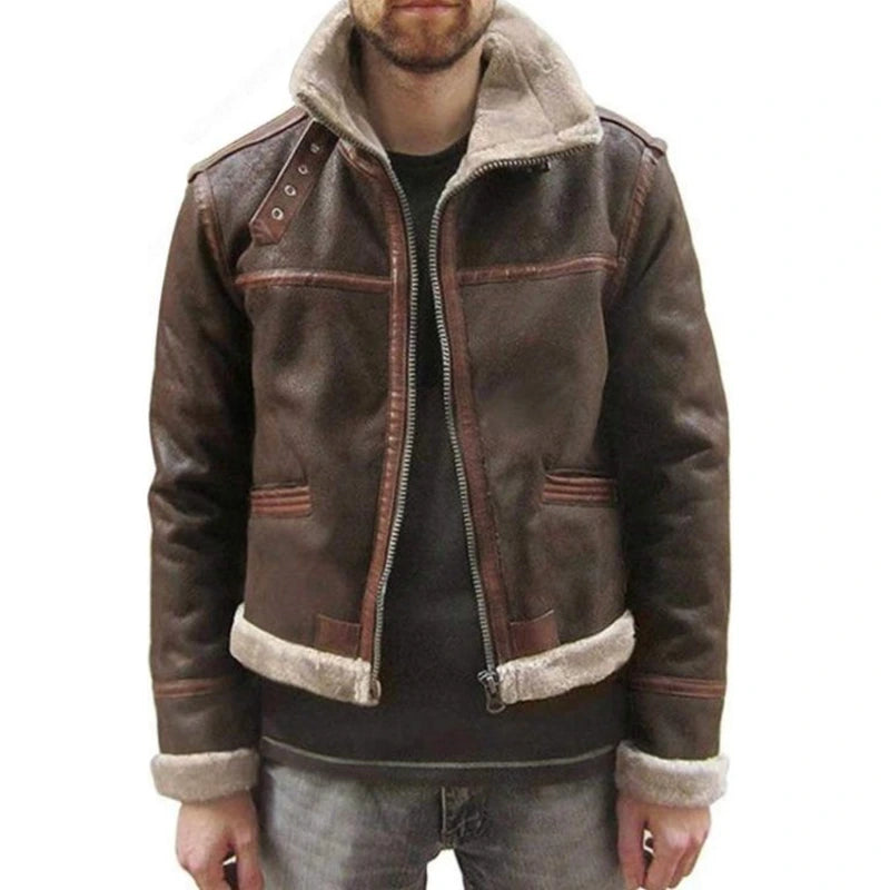 Resident Evil 4 Leon Kennedy Shearling Jacket