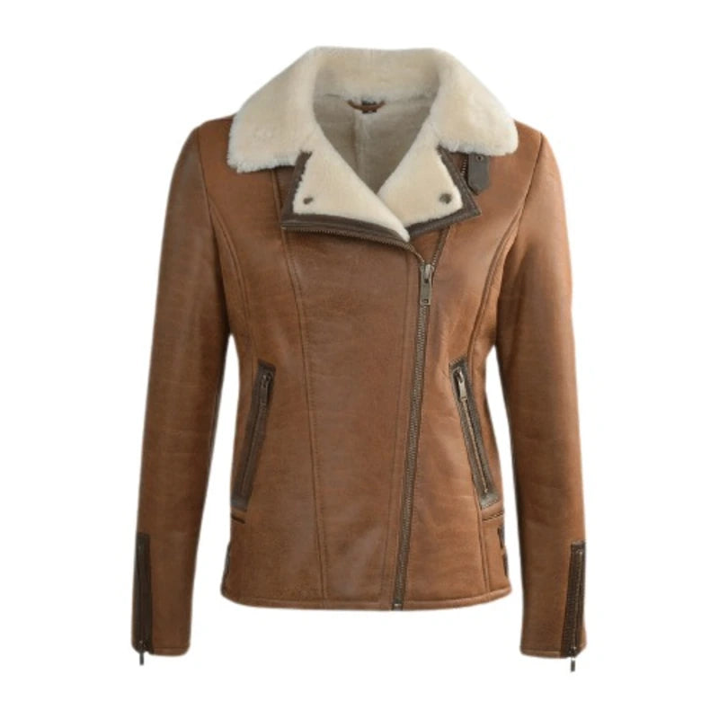 Women’s Jane B-3 Fur Bomber Jacket