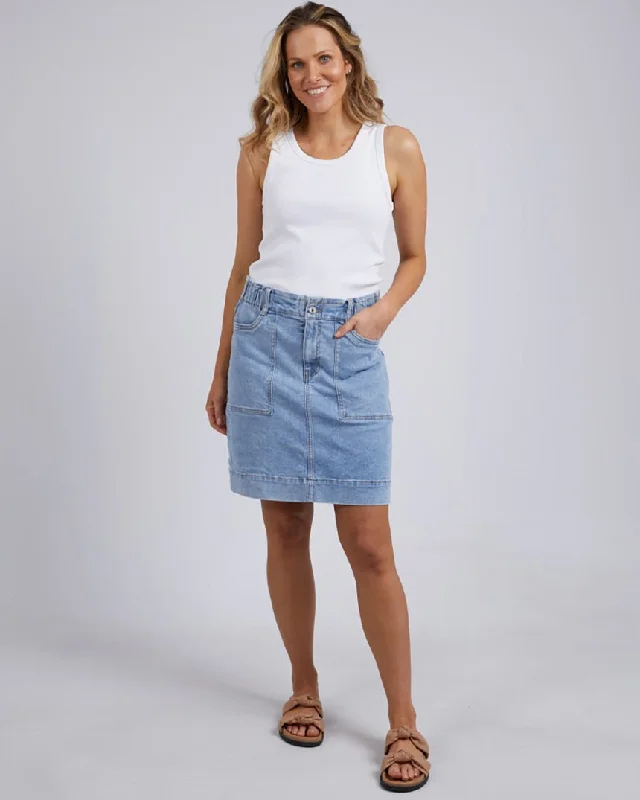 Atlas Denim Skirt