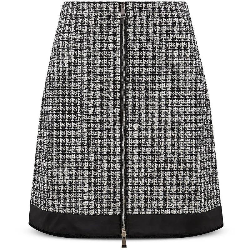 Womens Tweed Midi Skirt