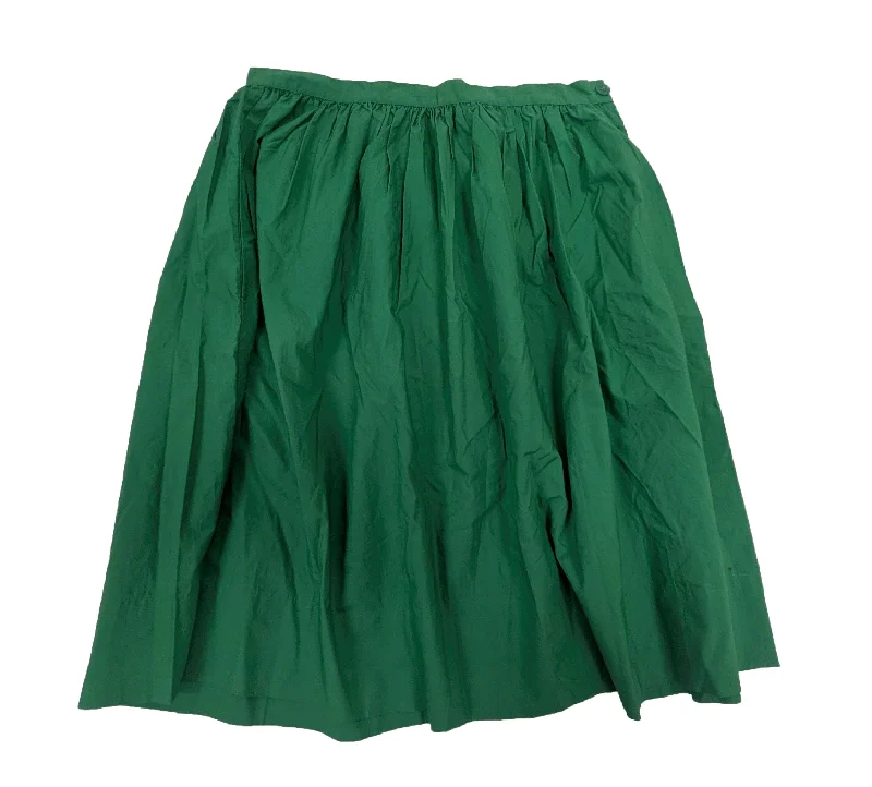 GANT Women's Hulk Green Cotton Poplin Skirt 440821