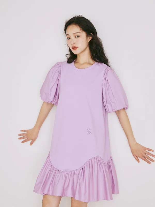 Glutinous Purple Elegant Skirt