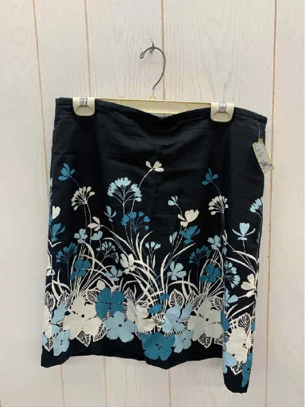 LOFT Black Womens Size 12 Skirt