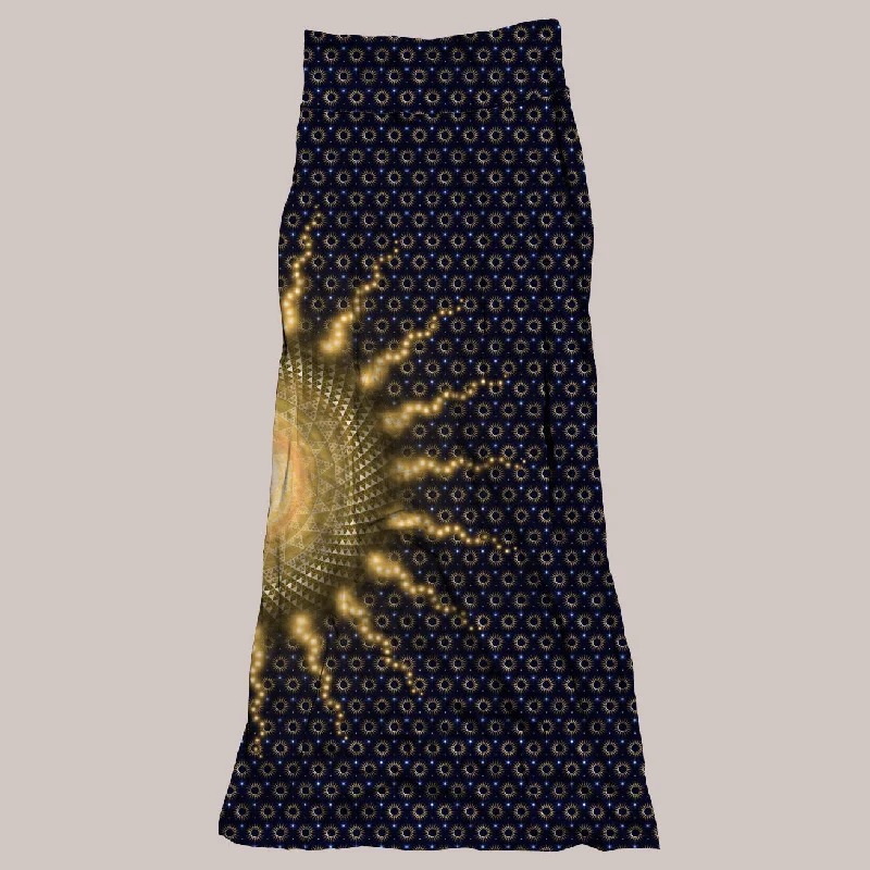 Psychedelic Skirt (UV/RGB, Eco-Friendly, Womens) | ASTRALIS